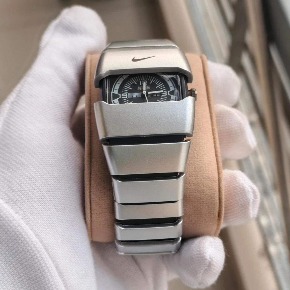 Premium Unisex Stylish Watch – Luxury Design - Nike Watch Model 9090 Full Silver Dial Black Or White -  এক পিস ব্যাটারি ফ্রি