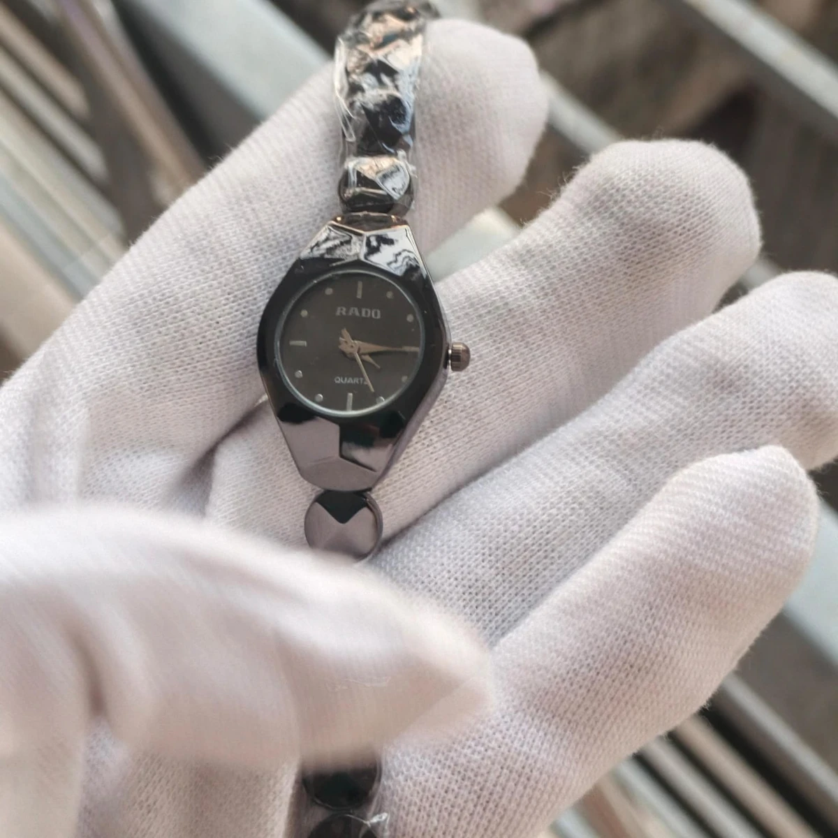 Luxury Ladis Watch Model 5590 Full  Black Colour Watch Ladis