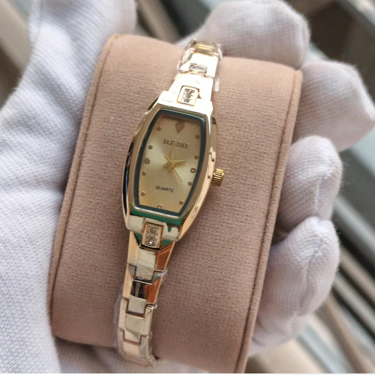 Luxury Ladis Watch Model 6090 Full Golden Colour Watch Ladis