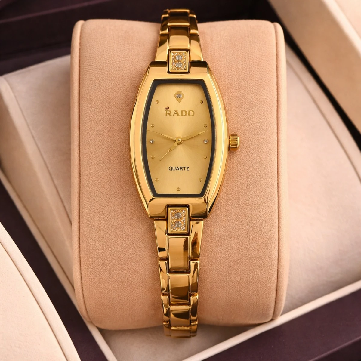 Luxury Ladis Watch Model 6090 Full Golden Colour Watch Ladis