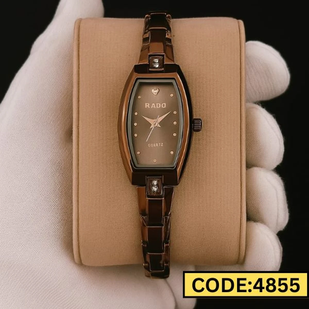 Luxury Ladis Watch Model 6090 Rose Golden Colour Watch Ladis