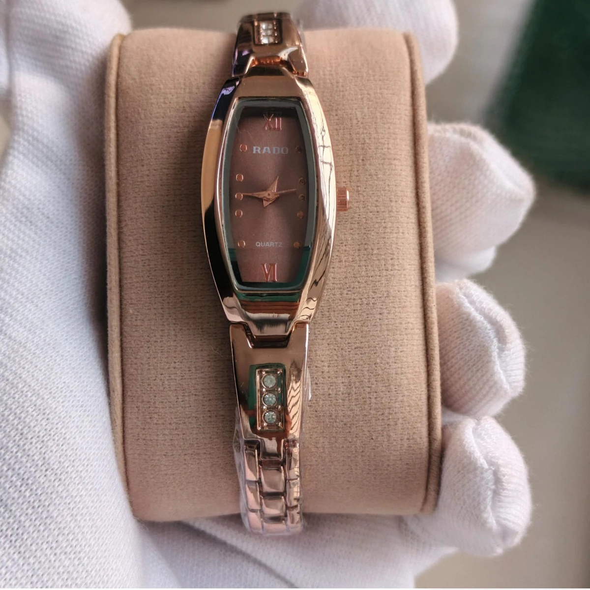 Luxury Ladis Watch Model 6090 Rose Golden Colour Watch Ladis